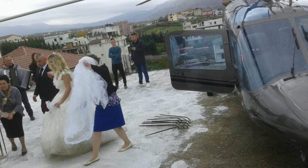 LAJM I FUNDIT/ Shkojnë të marrin nusen në Korçë, rrëzohet helikopteri