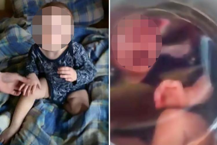 Video e tmerrshme/Kujdestari mbyll fëmijën 2- vjeçar brenda lavatriçes dhe qesh me të