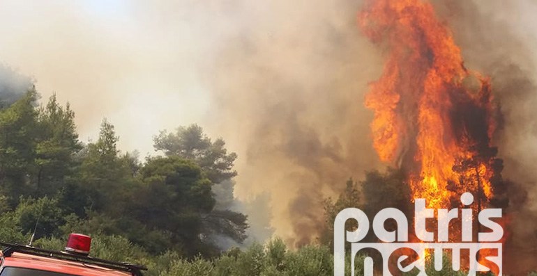 Serish zjarre në Greqi, evakuohen banorët e një fshati