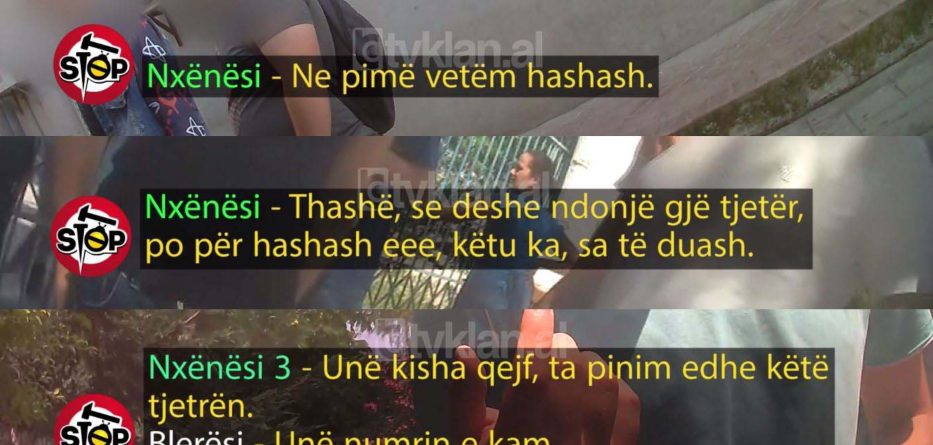 VIDEO/Shikoni sa lehtësisht shitet droga në gjimnazet e Tiranës