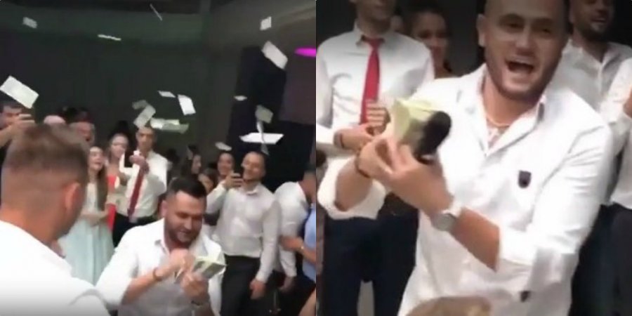 VIDEO/Bes Kallaku nuk përmbahet, hedh paratë në ajër