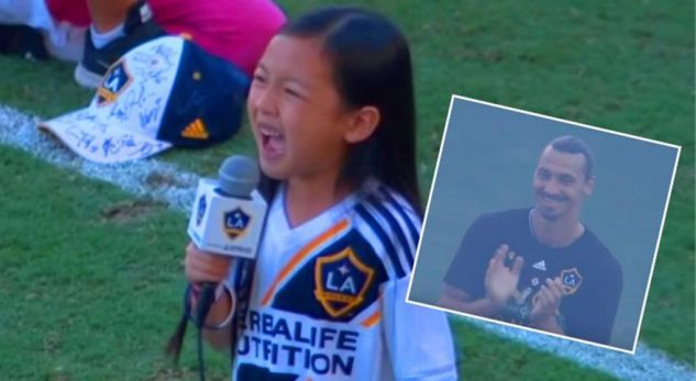 Shtatë vjeçarja lë me “gojë hapur” edhe Ibrahimoviç