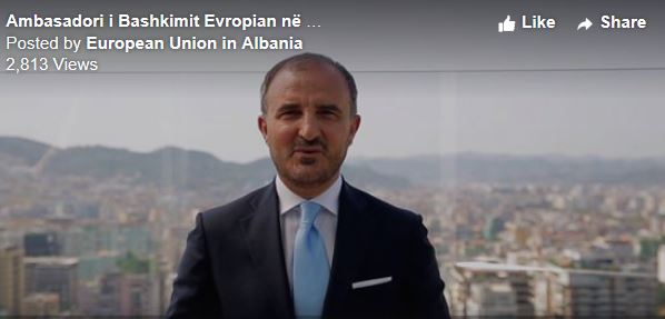 VIDEO/Prezantohet Ambasadori i ri i BE, ja çfarë mesazhi ka për shqiptarët