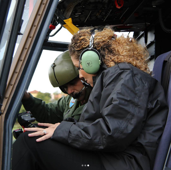 DENONCIM/ Ministrja e Ramës udhëton me helikopter për takime të partisë