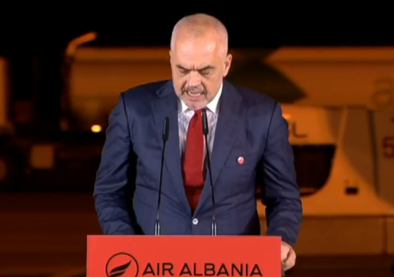 Ulet në Rinas avioni i parë i ”Air Albania”, Rama flet në ceremoninë e inagurimit