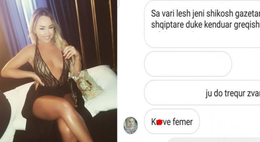 “Ku**e femër, do tërhequr zvarrë”, ndjekësi e shan, moderatorja shqiptare i bën të pabërën…!