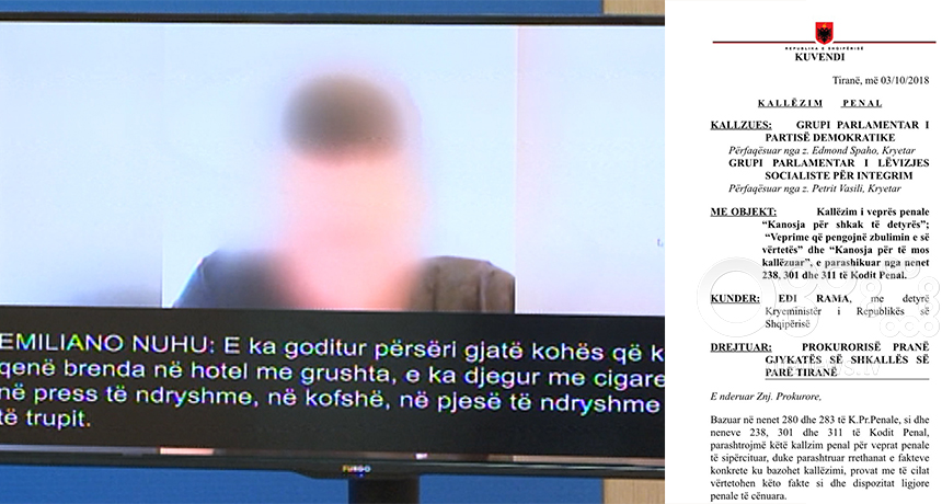 Dokumenti: Opozita padit Ramën për kanosje, tenton të pengojë të vërtetën