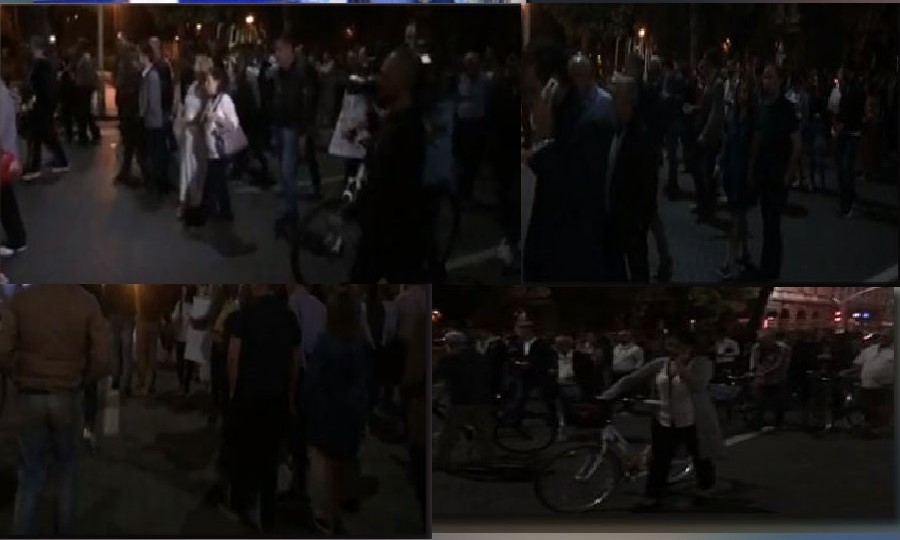 VIDEO/ “Të mbrojmë Teatrin”, artistë dhe qytetarë marshojnë drejt kryeministrisë