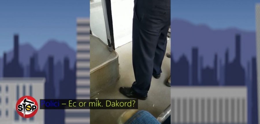 “A ha pykë ti mo”/ Polici bashkiak refuzon të paguajë biletën e autobusit