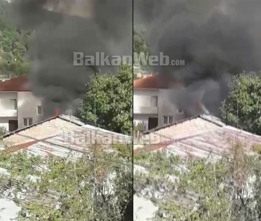VIDEO/Zjarr në Elbasan, përfshihet nga flakët magazina