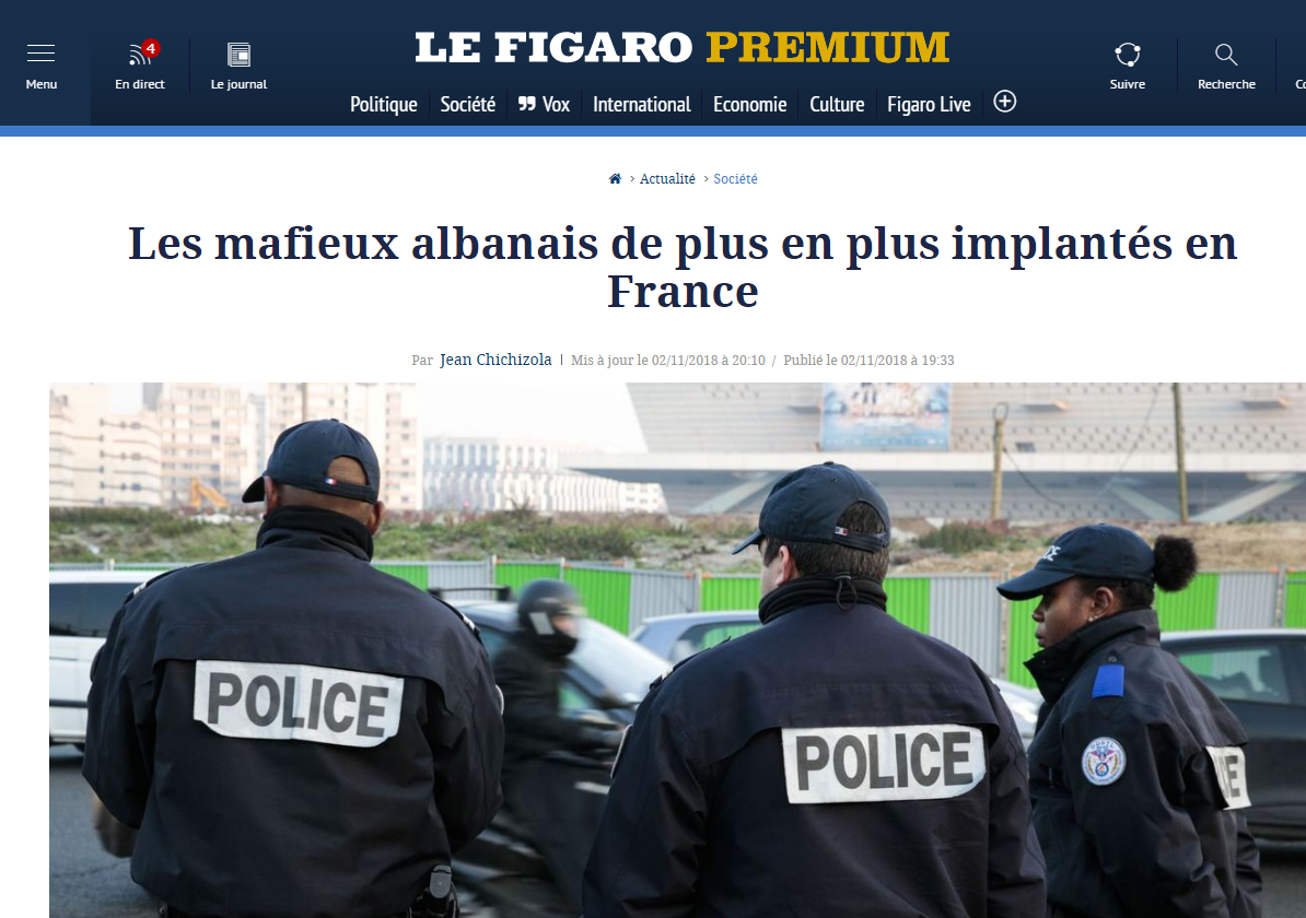 Mediat franceze: Mafia shqiptare po forcon pozitën e saj, ja 3 drejtimet e aktivitetit kriminal
