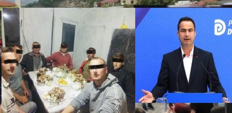 FOTO/ Skandal në Skrapar, nxënësit shqiptarë pinë raki dhe hanë mish brenda në shkollë