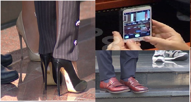 Deputetët thyejnë rregullat, “sfilatë mode” dhe celularë