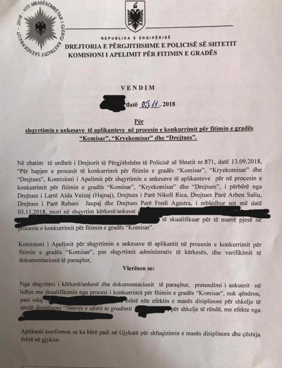 DOKUMENTI/ Provimi për Komisar, Berisha publikon një skandal tjetër