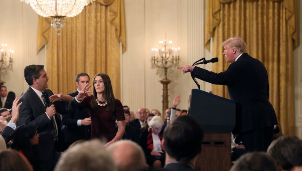 VIDEO/Sherri me Donald Trump, Shtëpia e Bardhë dënon gazetarin e CNN