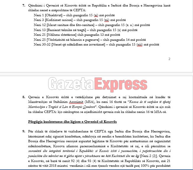 Haradinaj u dërgon letër të gjitha shteteve të BE-së për taksën ndaj Serbisë