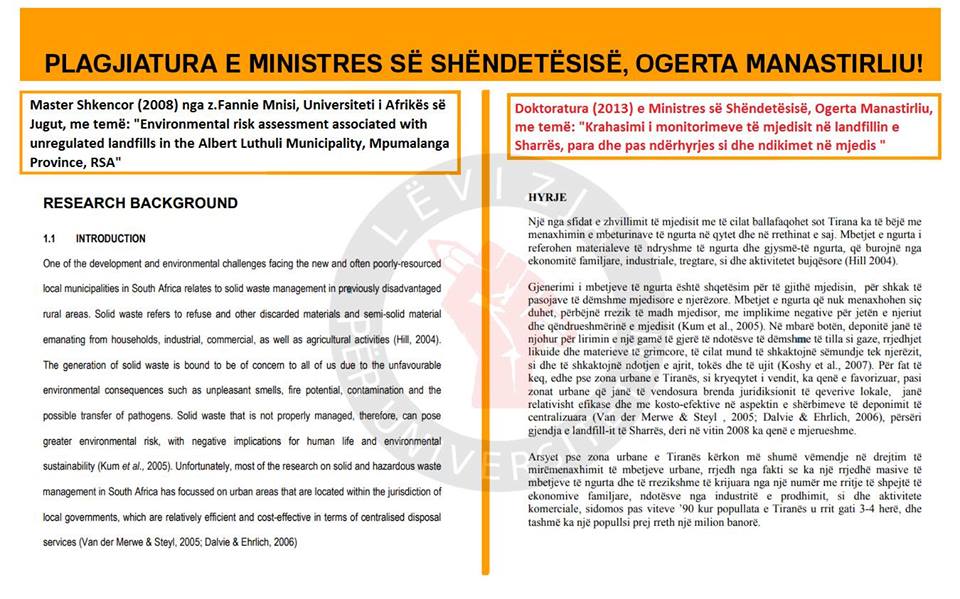 FOTO/Denoncimi i Lëvizjes për Universitetin, Ministria e Ramës ka vjedhur doktoraturën