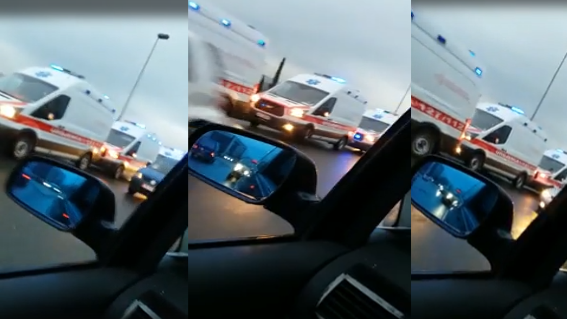 VIDEO/ Studentët kanë bllokuar rrugët, provokohen nga dhjetëra ambulanca bosh