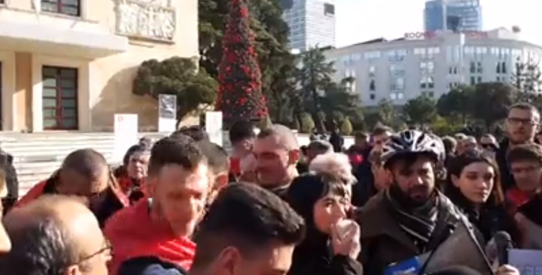 VIDEO/Protesta e Diasporës: Misioni i shqiptarëve të rrëzojnë sistemin