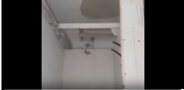 VIDEO/ Plagoset rëndë studentja, i bie në kokë tavani tualetit, ja pamjet në Qytetin Studenti