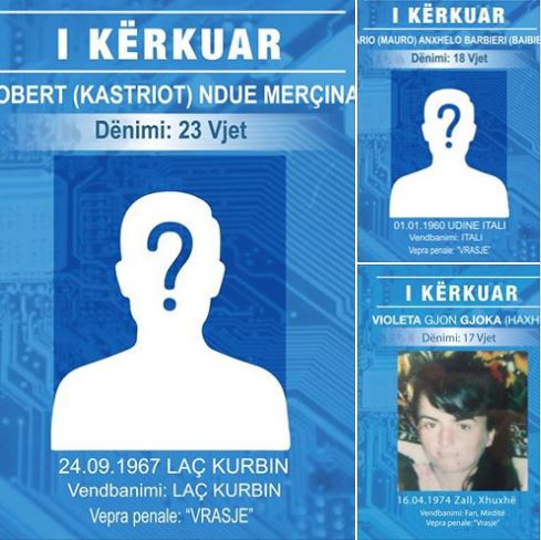 FOTO/Publikohet “lista e zezë”, ja kush janë më të kërkuarit në Lezhë