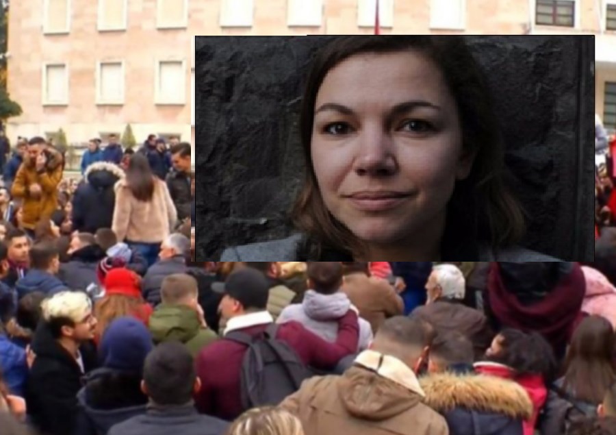 Protesta e studentëve në Tiranë, gazetarja holandeze ka një përgjigje epike