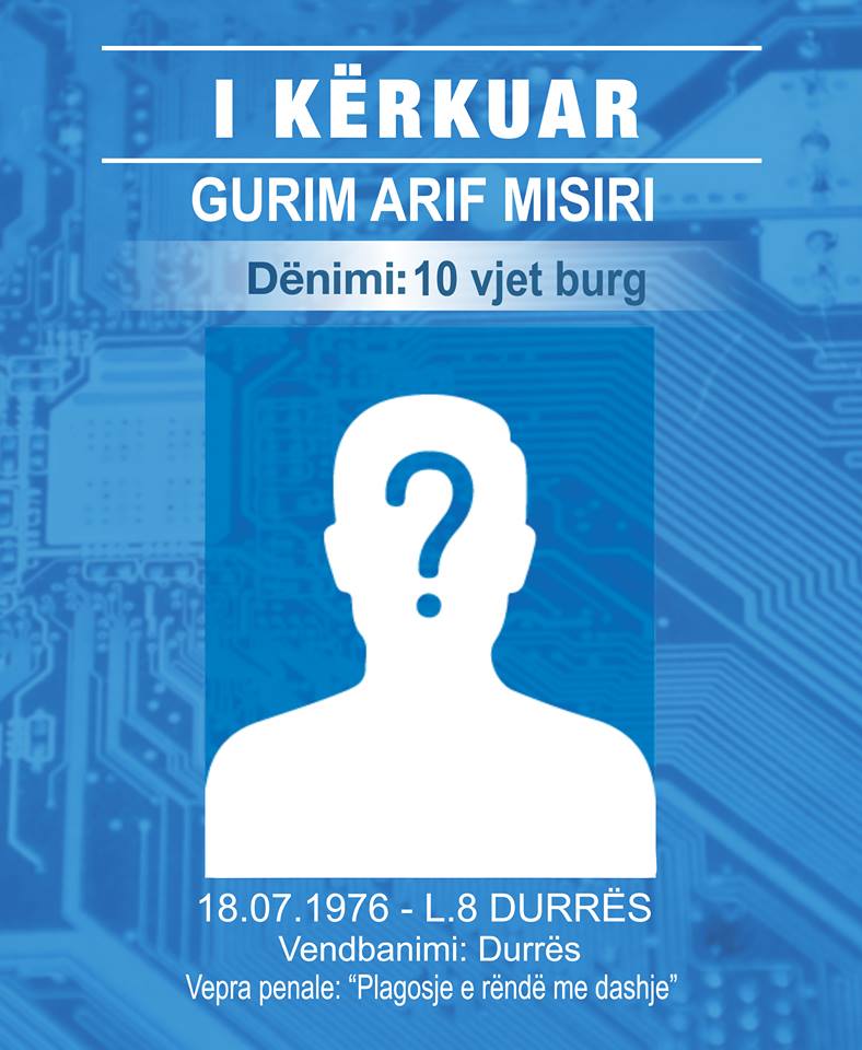 FOTO/Publikohet lista ‘e zezë’, kush janë të kërkuarit në Qarkun e Durrësit, mes tyre një grua