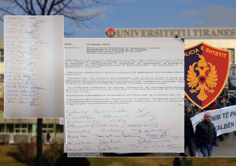 FOTO/Pedagogët letër Dekanatit dhe Rektoratit: Mos dhunoni studentët…