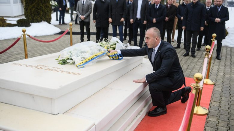 Homazhe për Rugovën, Haradinaj: Krijoi një Kosovë paqësore për të gjithë