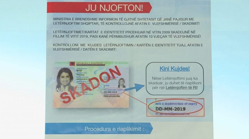 Skadimi i kartave të identitetit dhe pasaportave, mungesë kuponësh te Posta Shqiptare