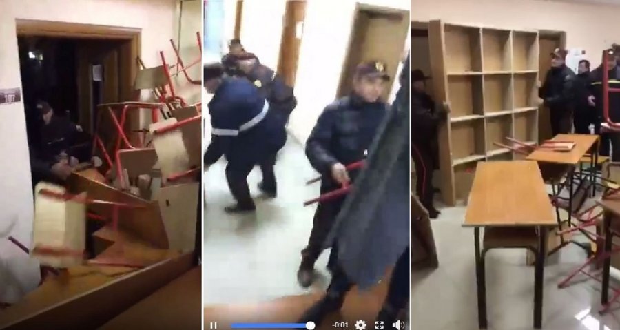 Policia dhunoi studentët, deputetët e PD qëndruan gjatë gjithë natës tek Fakulteti Juridik