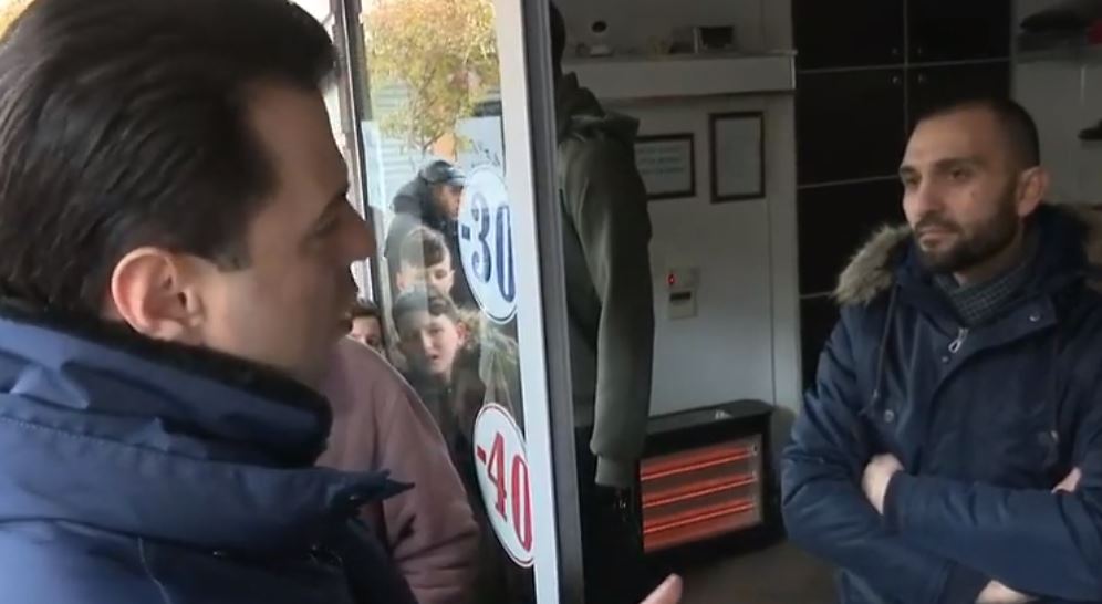 VIDEO/’Pse opozita nuk ka folur’…, Basha përballet me tregtarin në Pogradec