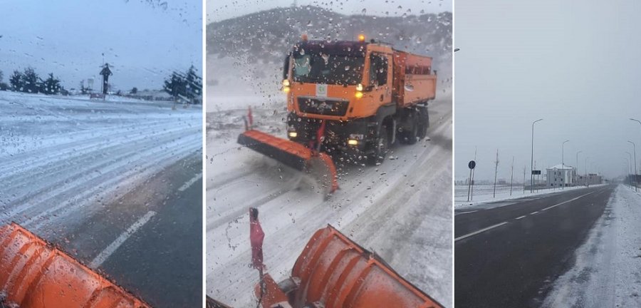 ARRSH: Borë në veri dhe juglindje, 4 akset rrugore ku ju duhen zinxhirë