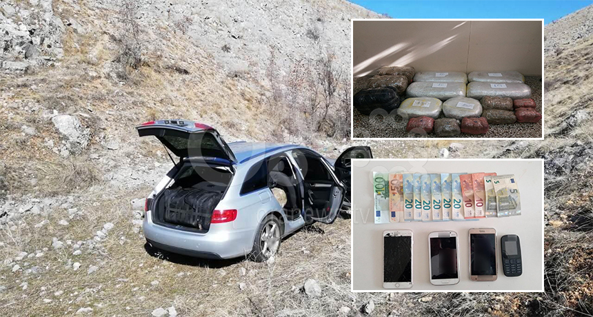 Dy grekë kontrollonin rrugën, shqiptari transportonte drogën