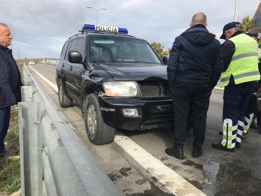 FOTO/ Kavajë, aksidentohet eskorda e Edi Ramës