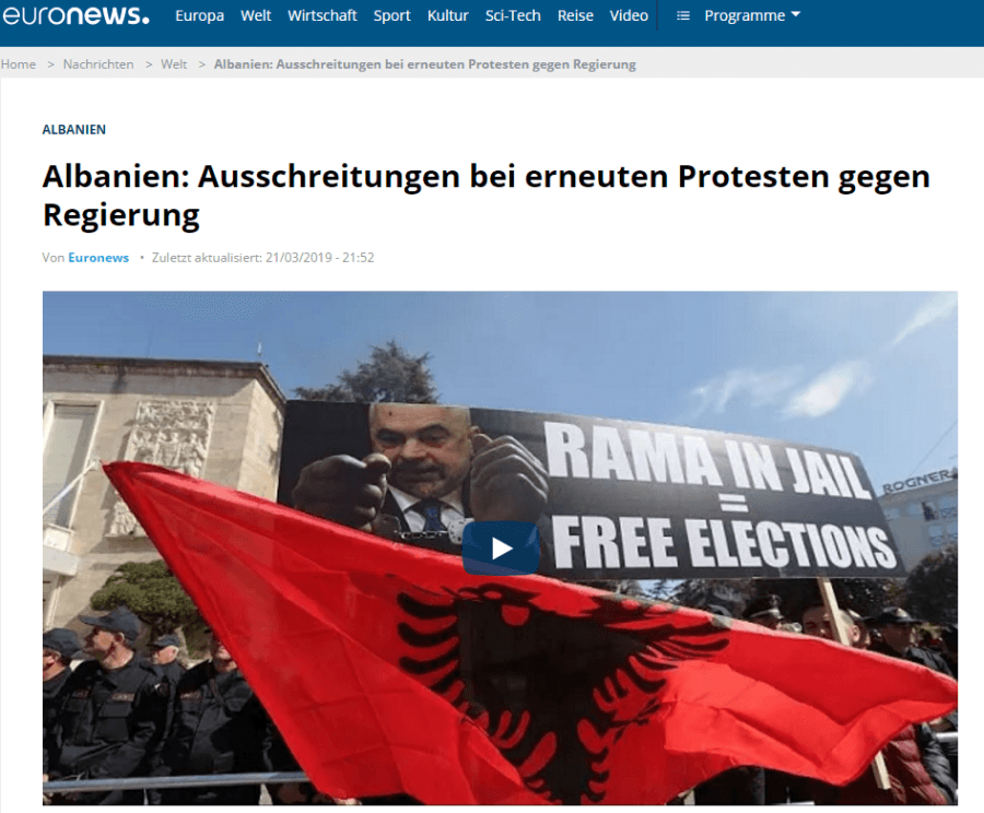 VIDEO/Euronews shkruan për kryeminisrin Rama: Pati raportime se ka probleme me zemrën