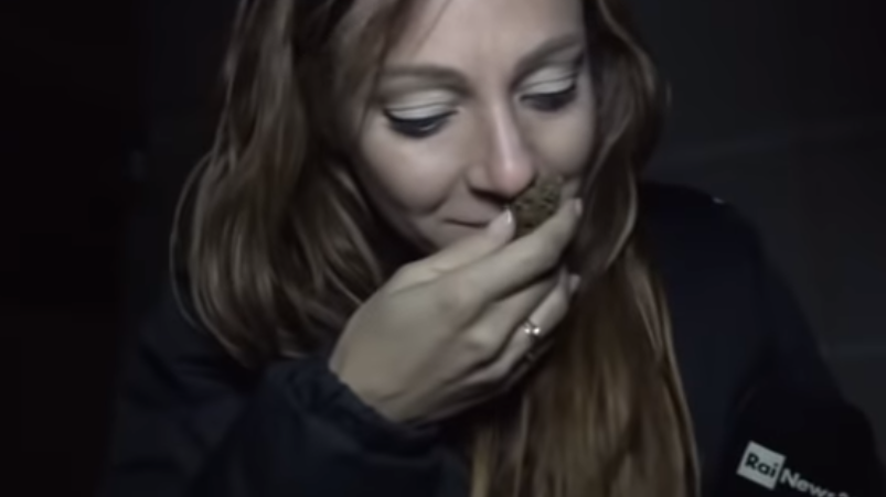 VIDEO/Media italiane reportazh në Tepelenë, gazetarja mbush duart me hashash