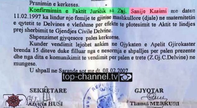 22-vjeçari nga Delvina nuk figuron në asnjë rregjistër të shtetit shqiptar