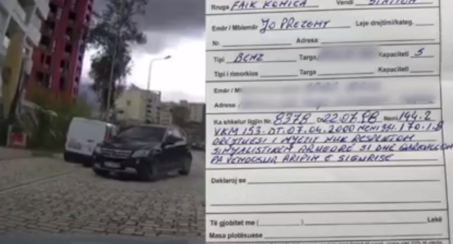 VIDEO/Policia tregon pamjet: Nuk rritim numrin e gjobave, por parametrat e sigurisë