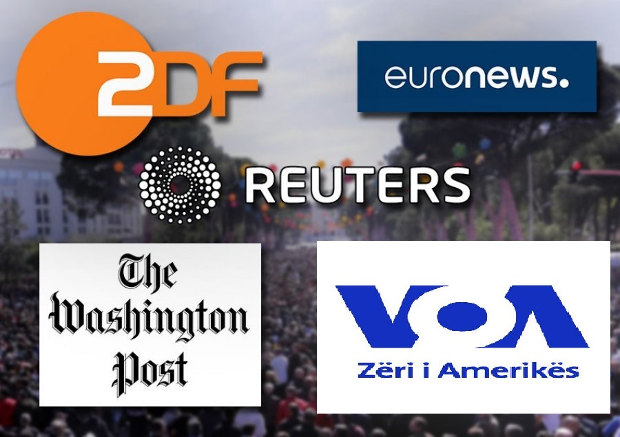 E gjithë bota sytë nga Tirana/ Reuters, Euronews, Washington Post, VOA, ZDF