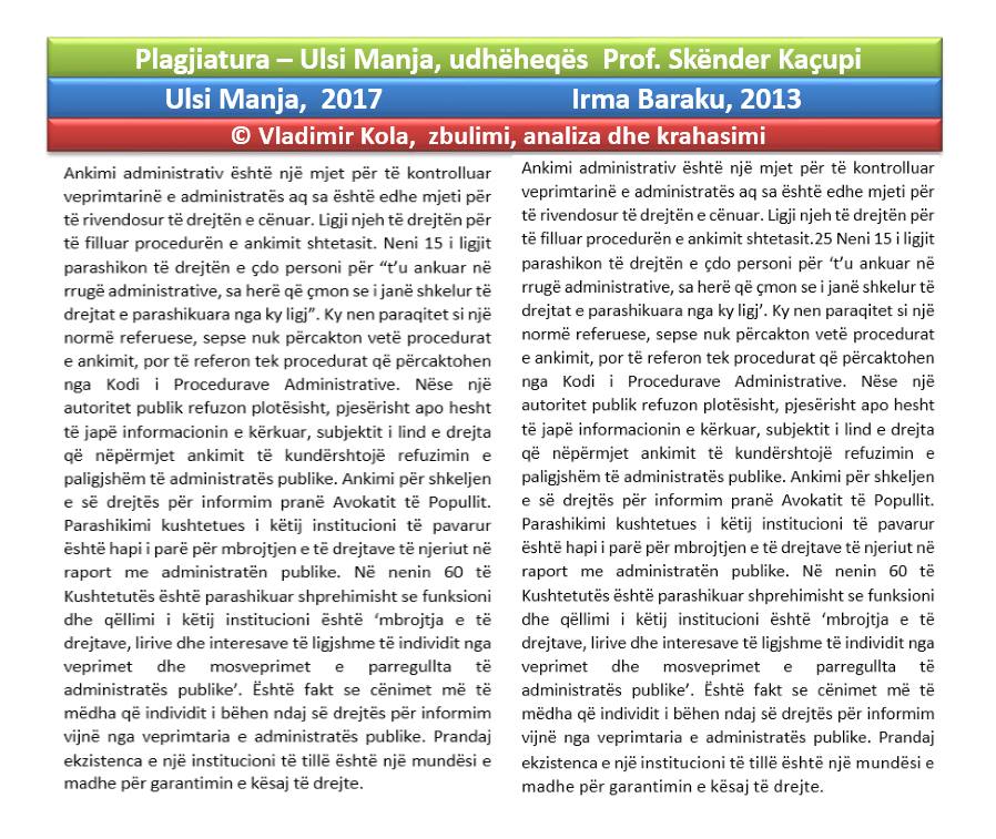 FOTO/ Skandali me plagjiaturat, Ulsi Manja me doktoraturë të kopjuar