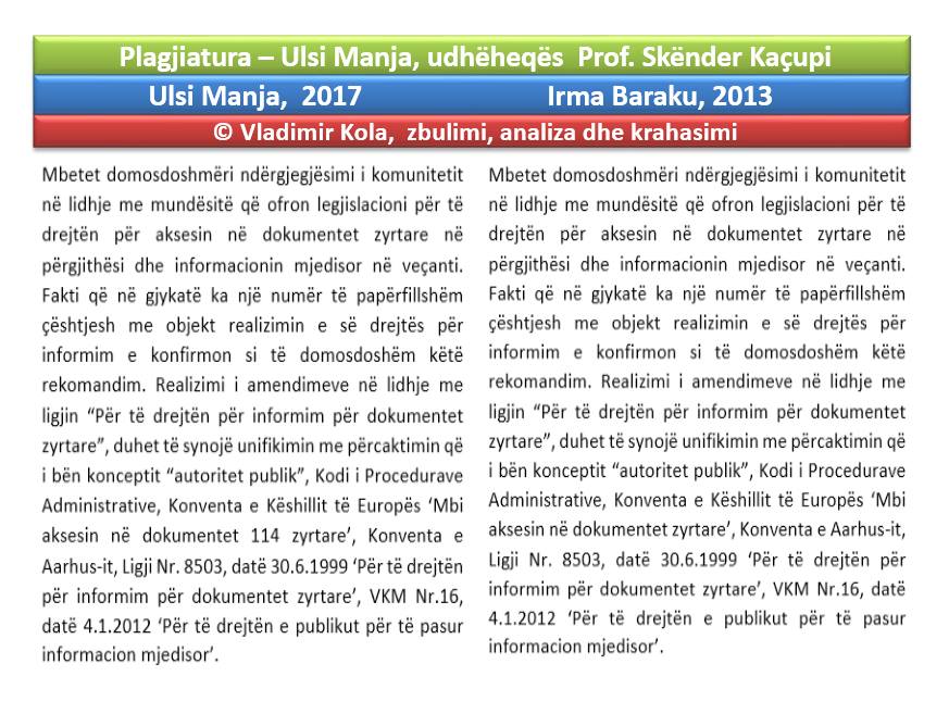 FOTO/ Skandali me plagjiaturat, Ulsi Manja me doktoraturë të kopjuar