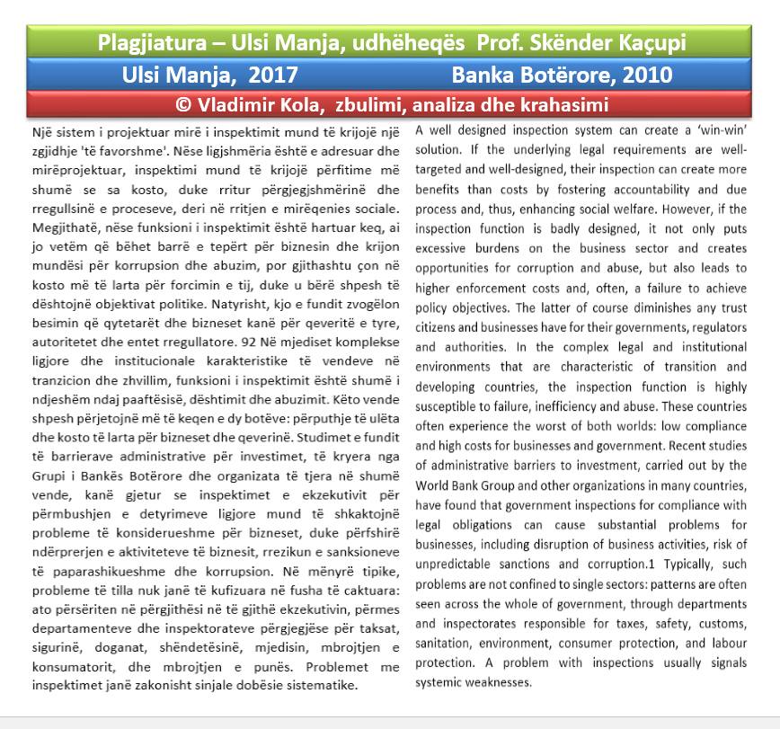 FOTO/ Skandali me plagjiaturat, Ulsi Manja me doktoraturë të kopjuar