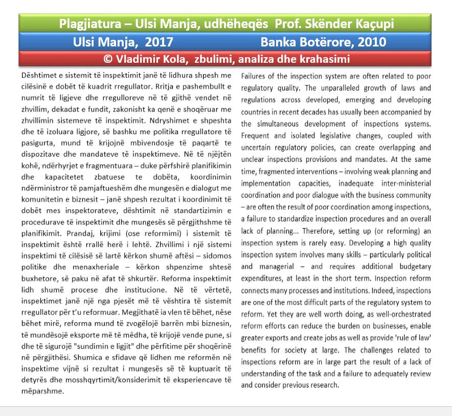 FOTO/ Skandali me plagjiaturat, Ulsi Manja me doktoraturë të kopjuar