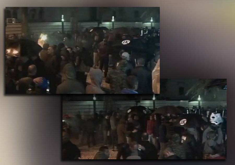 VIDEO/ Përplasje para Parlamentit, policia hedh gaz lotsjellës
