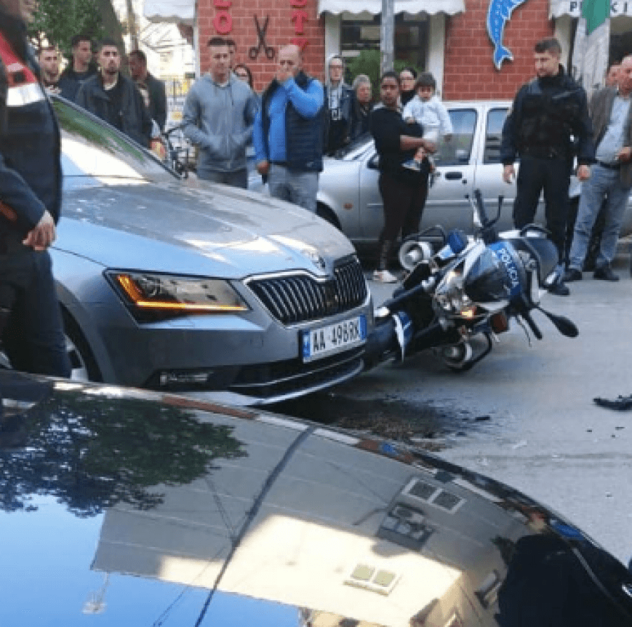LAJMI I FUNDIT/ Aksidentohet me motor në krye të detyrës efektivi i policisë
