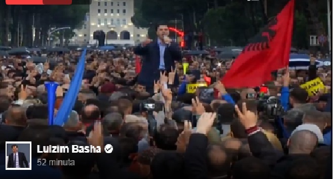 VIDEO/ Basha nga protesta masive: Po bie muzgu i zi për bandën kriminale në pushtet