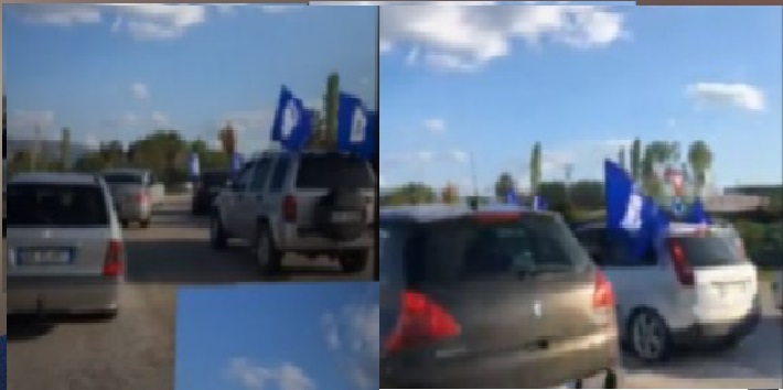 VIDEO/ Basha niset drejt Vlorës, qytetarët e mirëpresin me flamuj e varg makinash