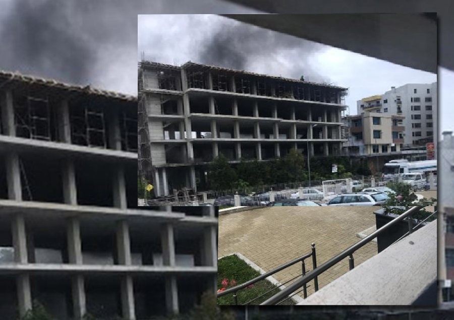 Zjarr i madh pranë Gjykatës së Apelit, çfarë po ndodh?