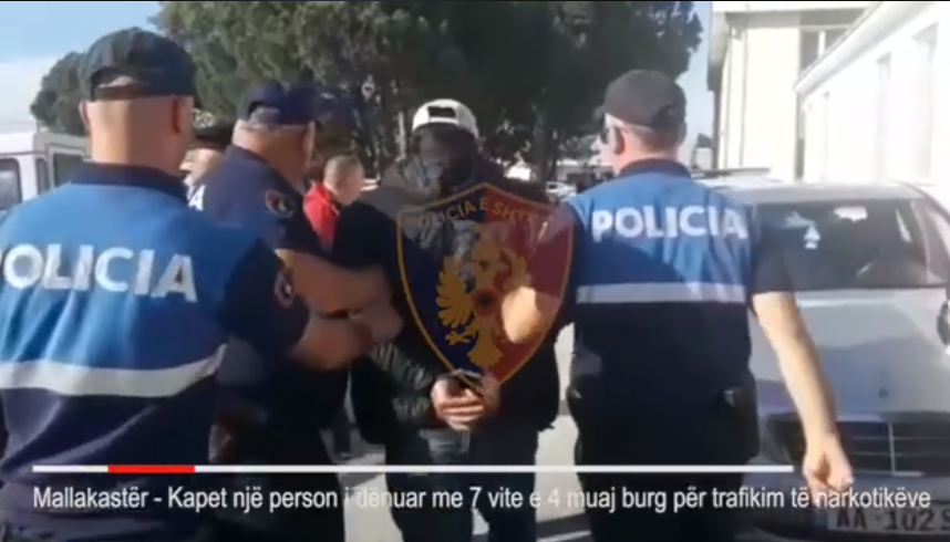 VIDEO/ I dënuar me shtatë vite burg për trafik droge, arrestohet 46-vjeçari